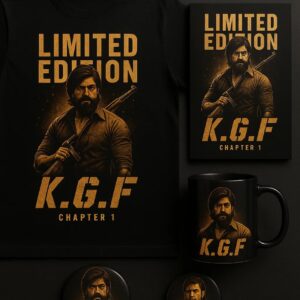 K.G.F: Chapter 1 Limited Edition Movie Merchandise Bundle